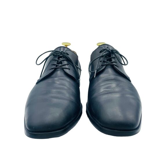 HUGO BOSS Men\'s Black Leather Lace Up Oxford Dress Shoes US 8 main image 7